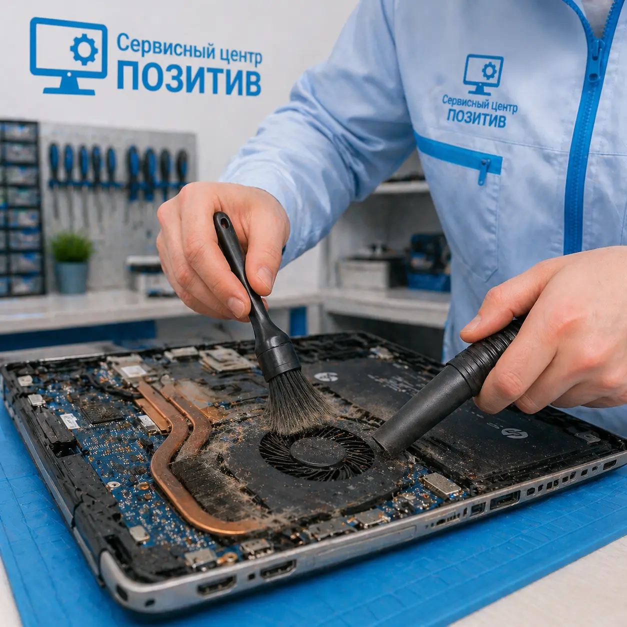 чистка ноутбука HP в Пензе