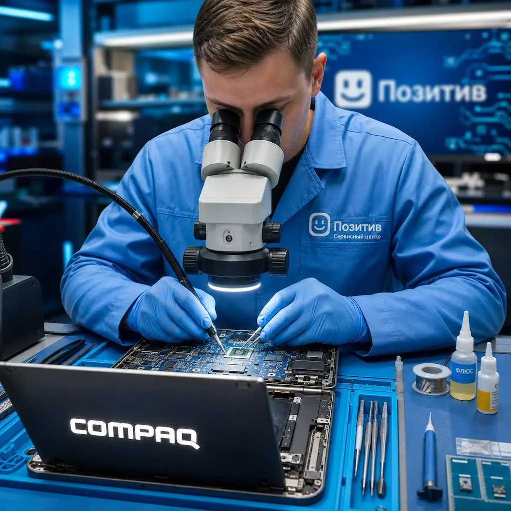 Замена видеокарты ноутбука Compaq в Пензе
