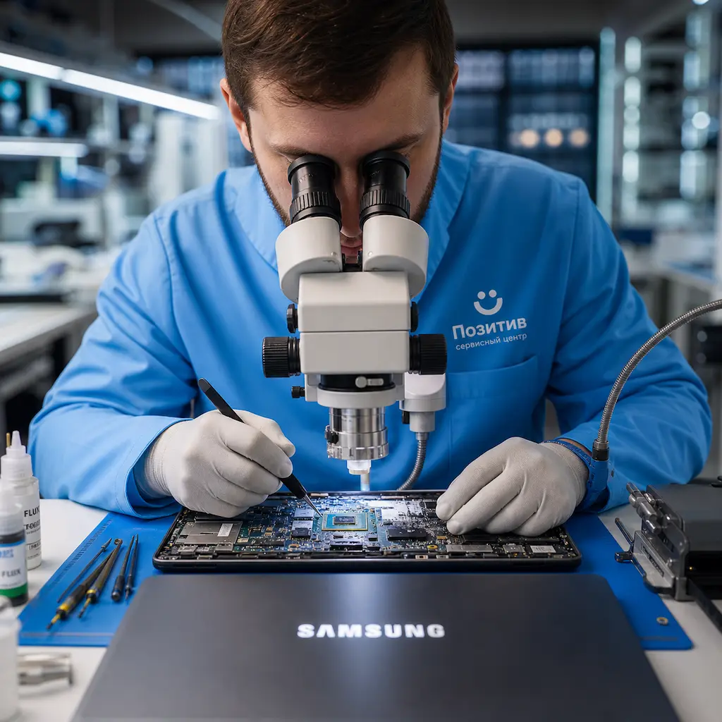 Замена видеокарты ноутбука Samsung в Пензе