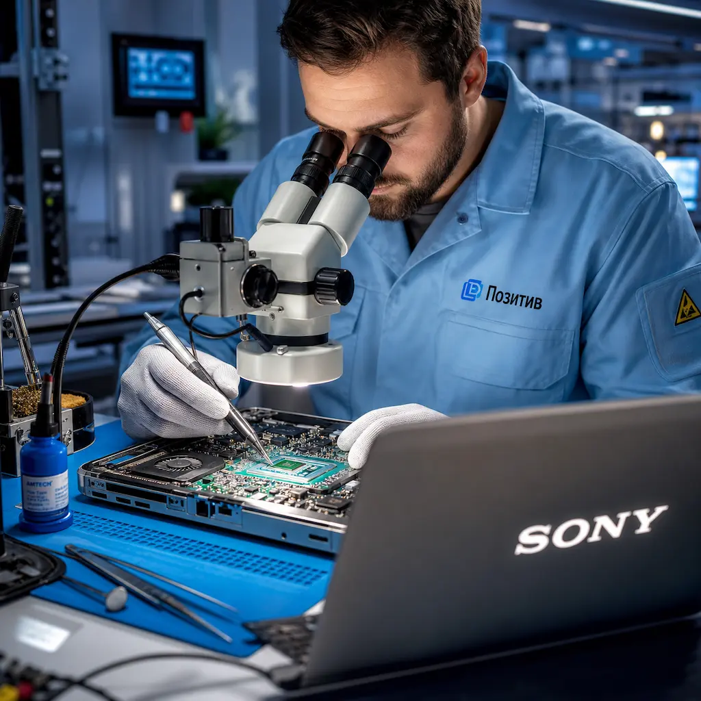 Замена видеокарты ноутбука Sony в Пензе