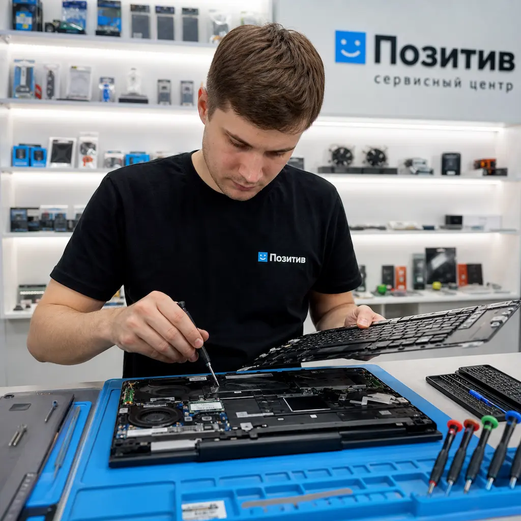 заменить клавиатуру на ноутбуке Samsung в Пензе