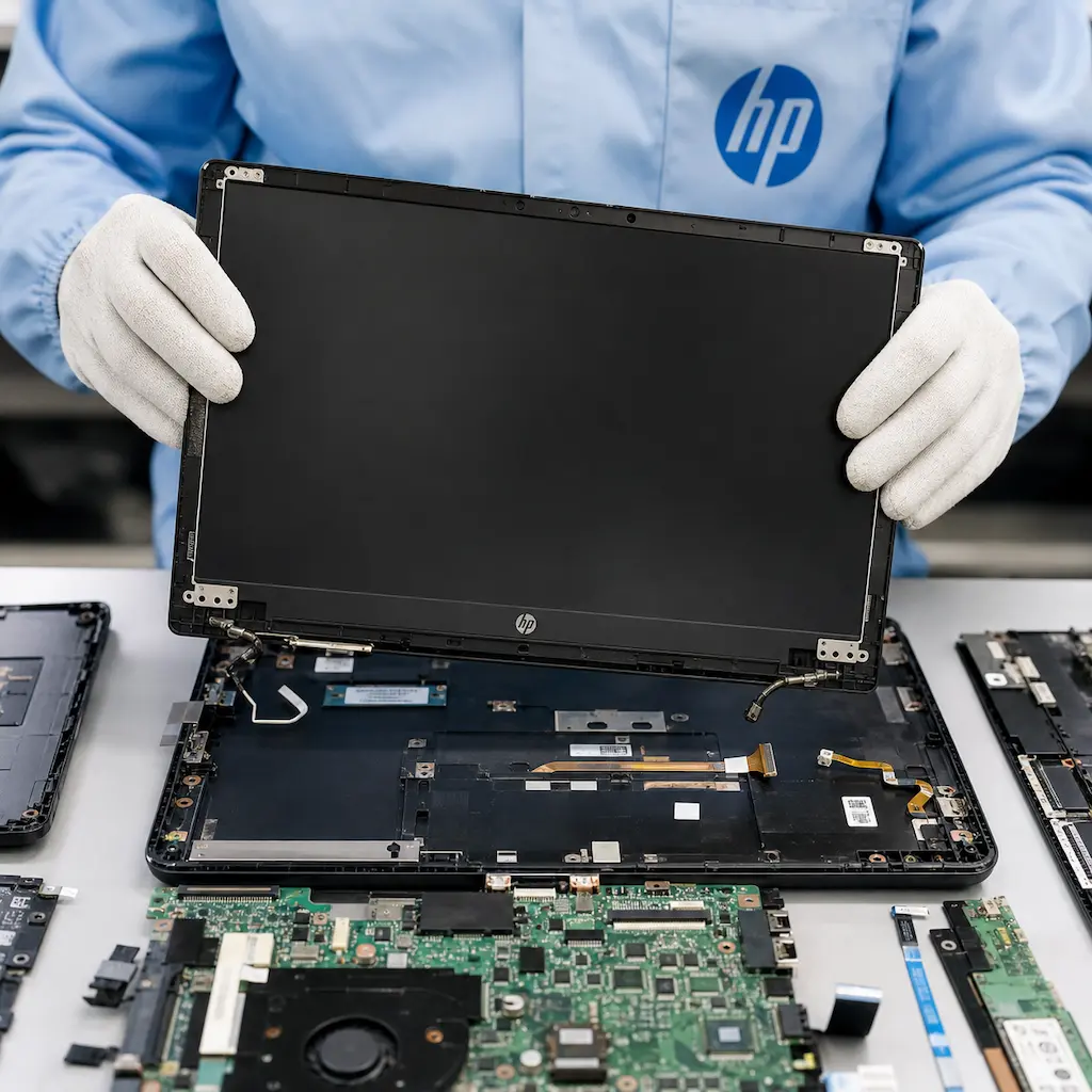 Замена матрицы на ноутбуке HP в Пензе